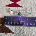 1940s Thunderbird Pin 4" Turquoise Vintage Native # JP 190
