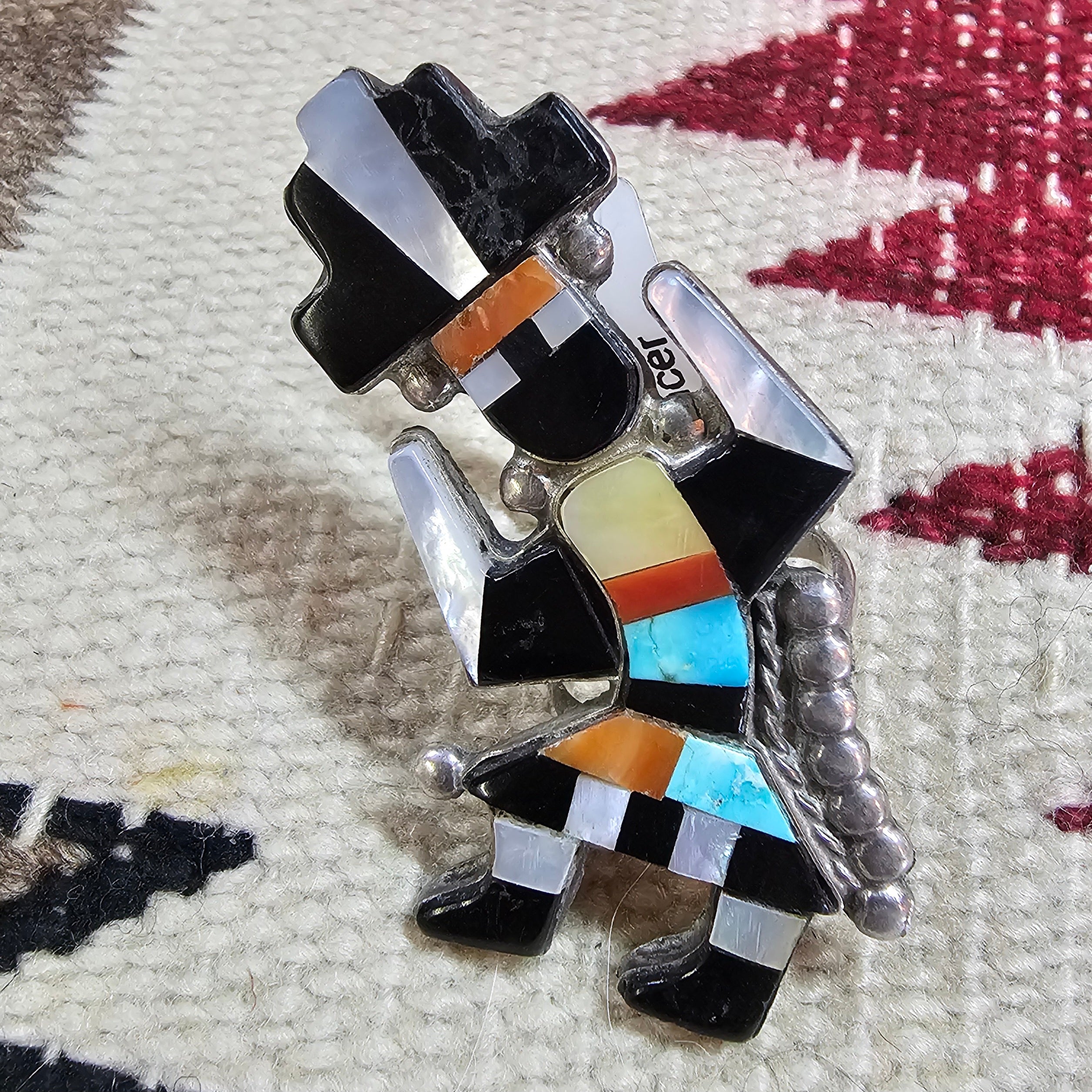 Rainbow Dancer Zuni Inlay JR 696