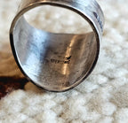 Old Sterling Signet Ring with Thunderbird size 6 1/2. JR 792